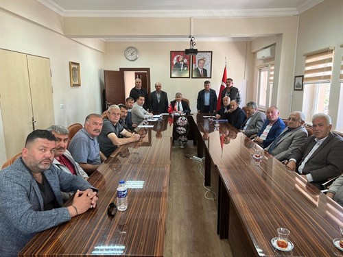 Sayın Kaymakamımız Emir Osman Bulgurlu Başkanlığında Köylere Hizmet Götürme Birliği Encümen Toplantısı Yapıldı