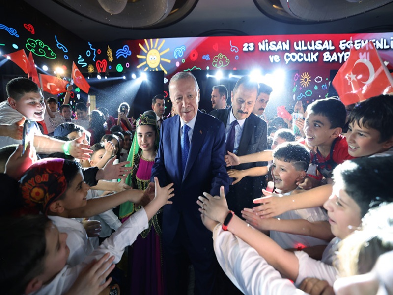 Sayın Cumhurbaşkanımız Recep Tayyip Erdoğan'ın “23 Nisan Ulusal Egemenlik ve Çocuk Bayramı” Mesajı